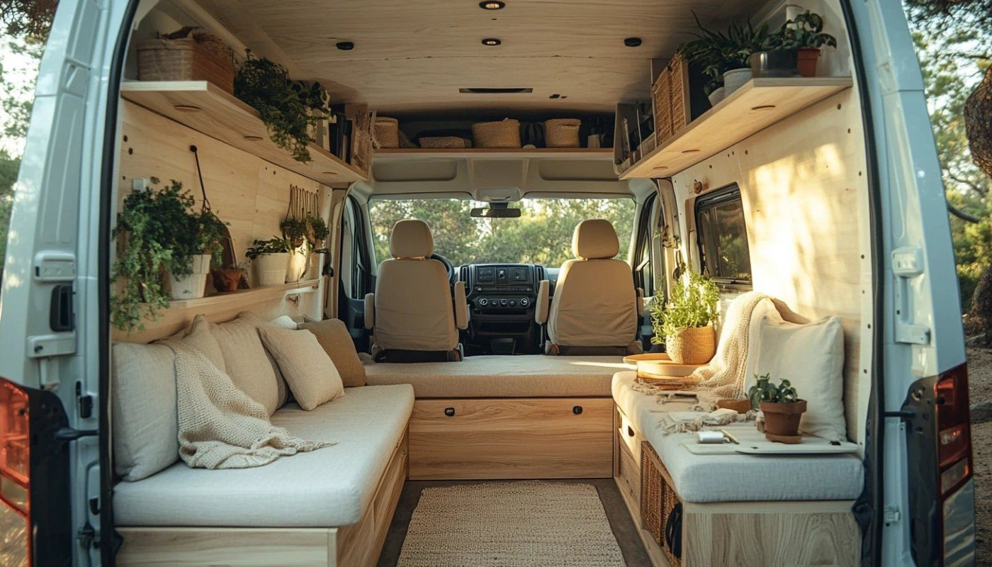 Comment optimiser l'espace dans un petit van aménagé?